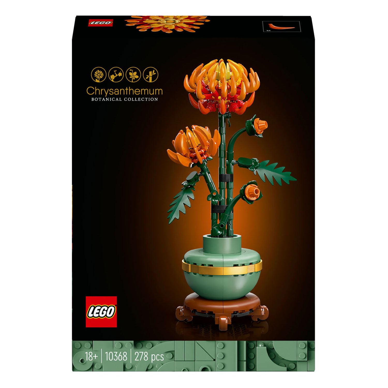 Lego 10368 iconen chrysant
