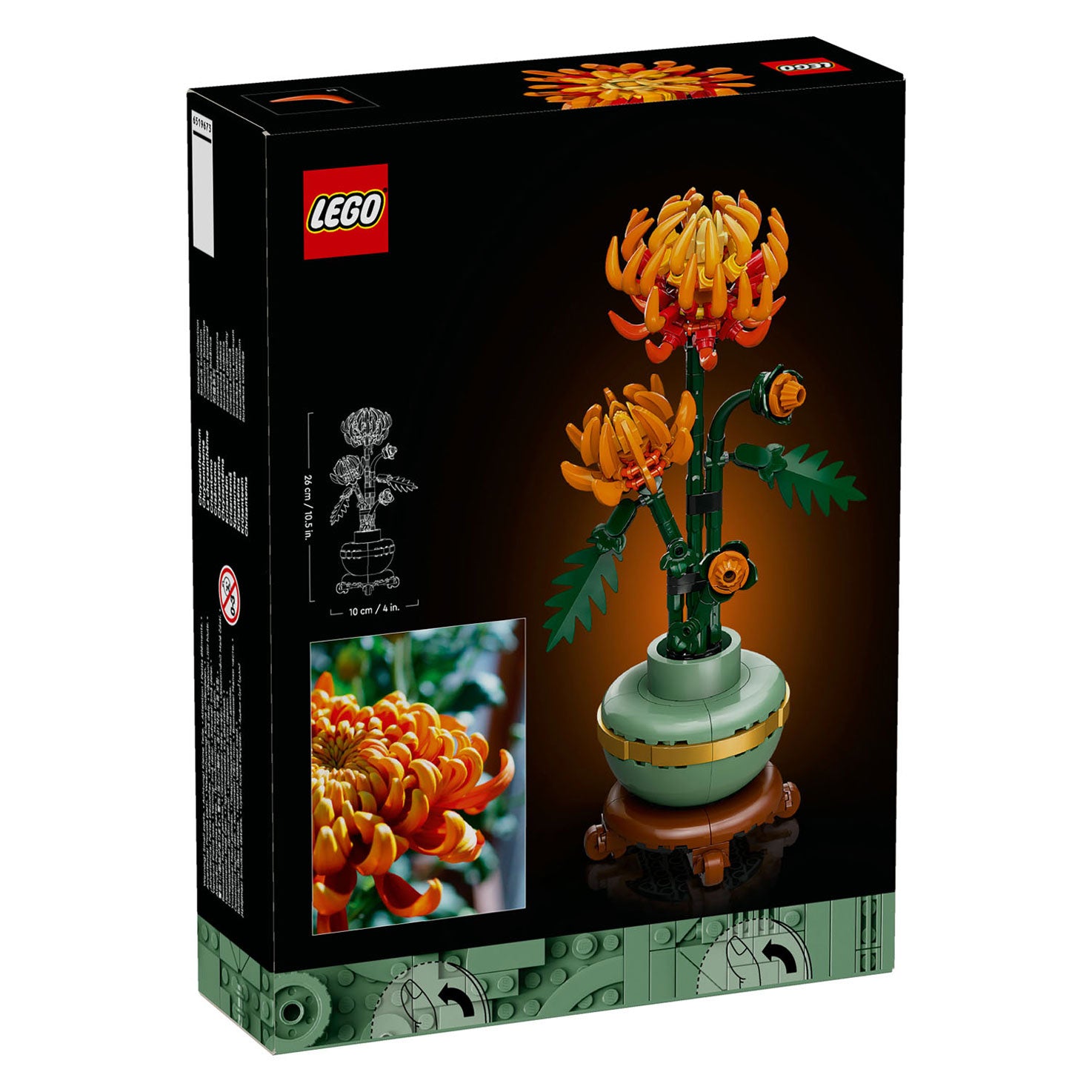 Lego 10368 iconen chrysant
