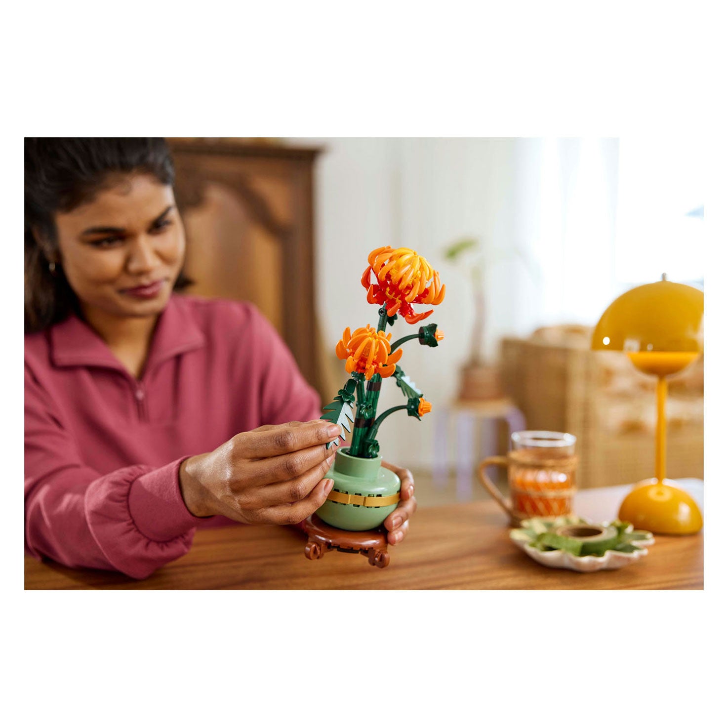Lego 10368 iconen chrysant