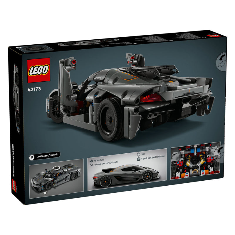 Lego 42173 technic koenigsegg jesko absoluut grijze hypercar