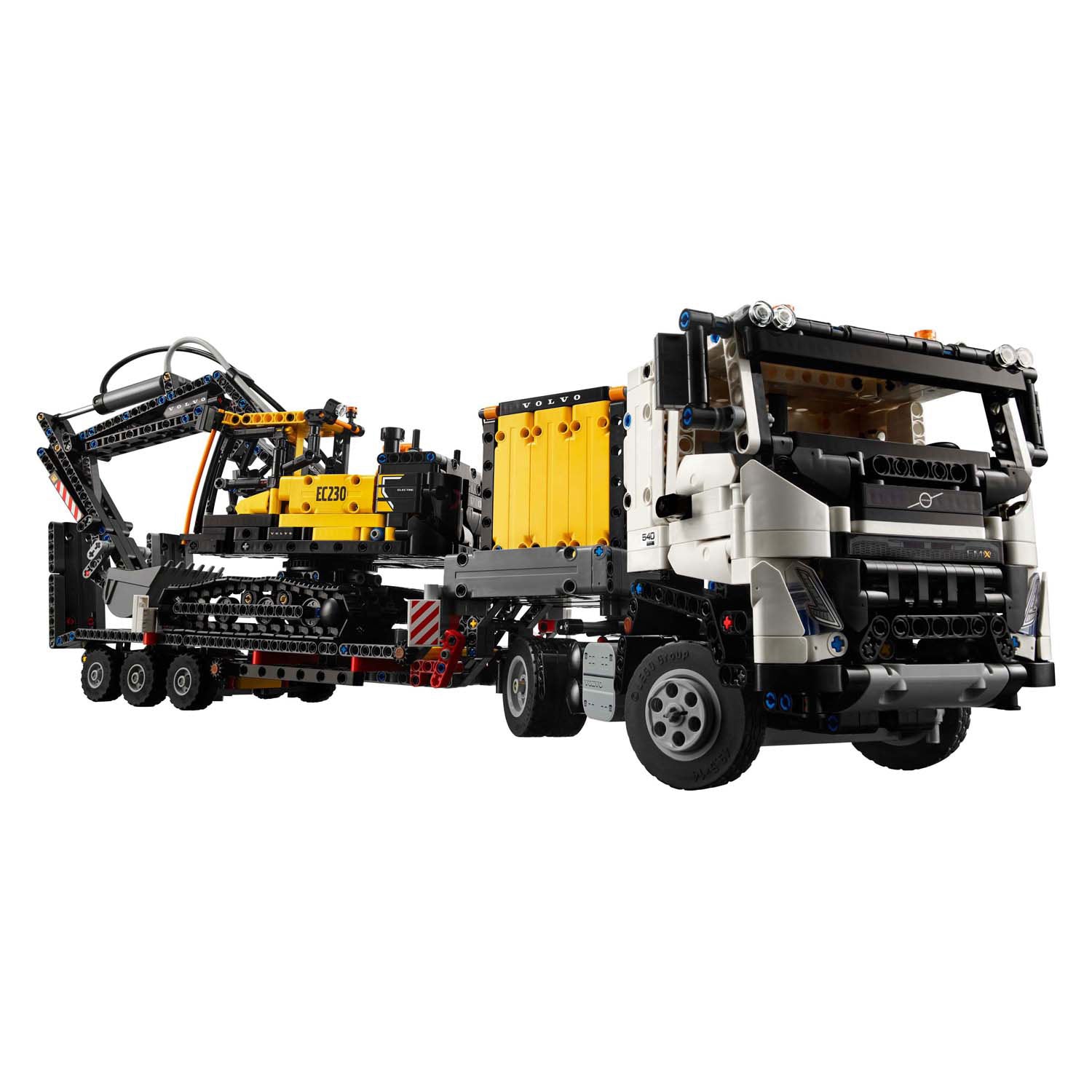 Lego technic volvo fmx truck ec230 elektrische graafmachine 42175