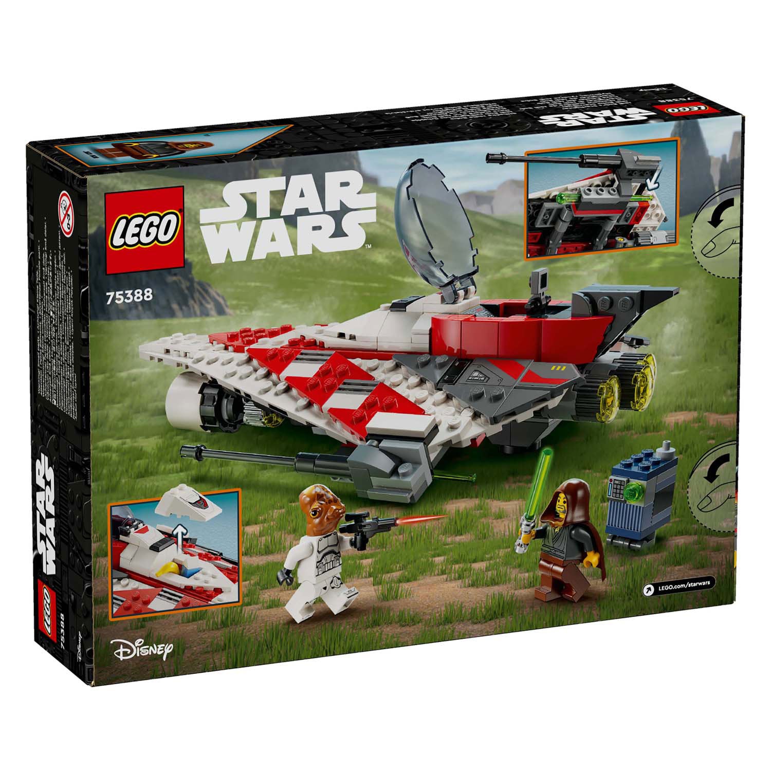 Lego star wars 75388 jedi bobs starfighter