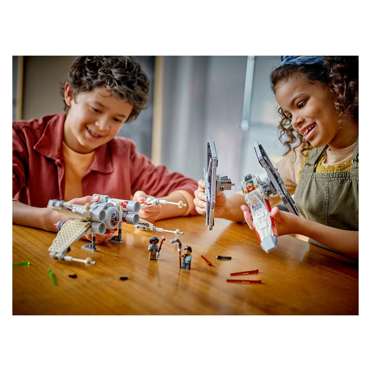 Lego star wars 75393 tie fighter en x-wing combi