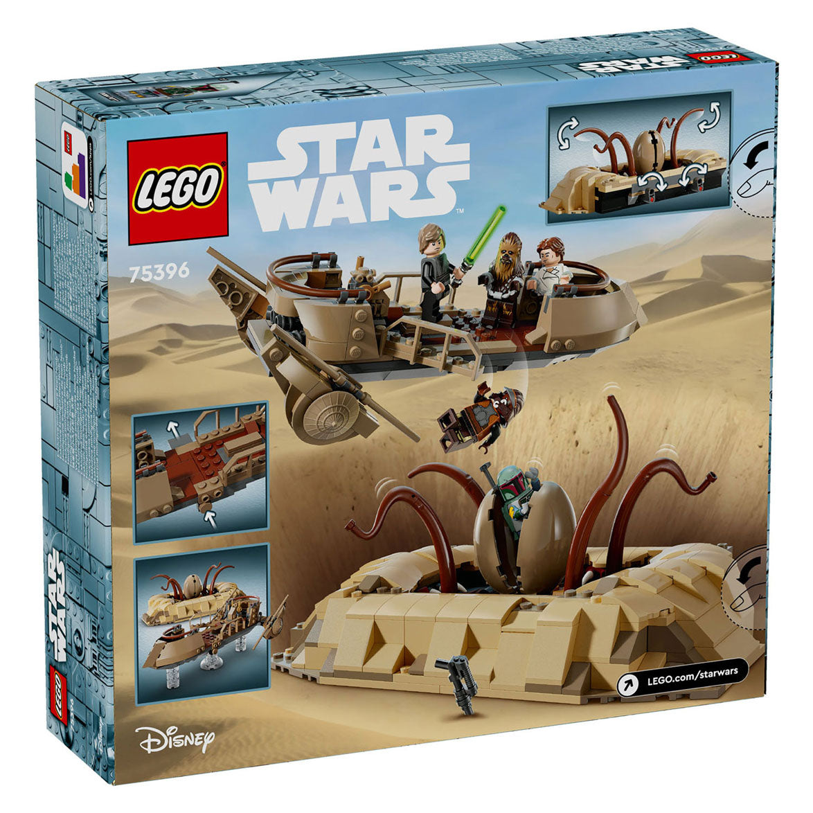 Lego star wars 75396 woestijnskiff en sarlacc-kuil