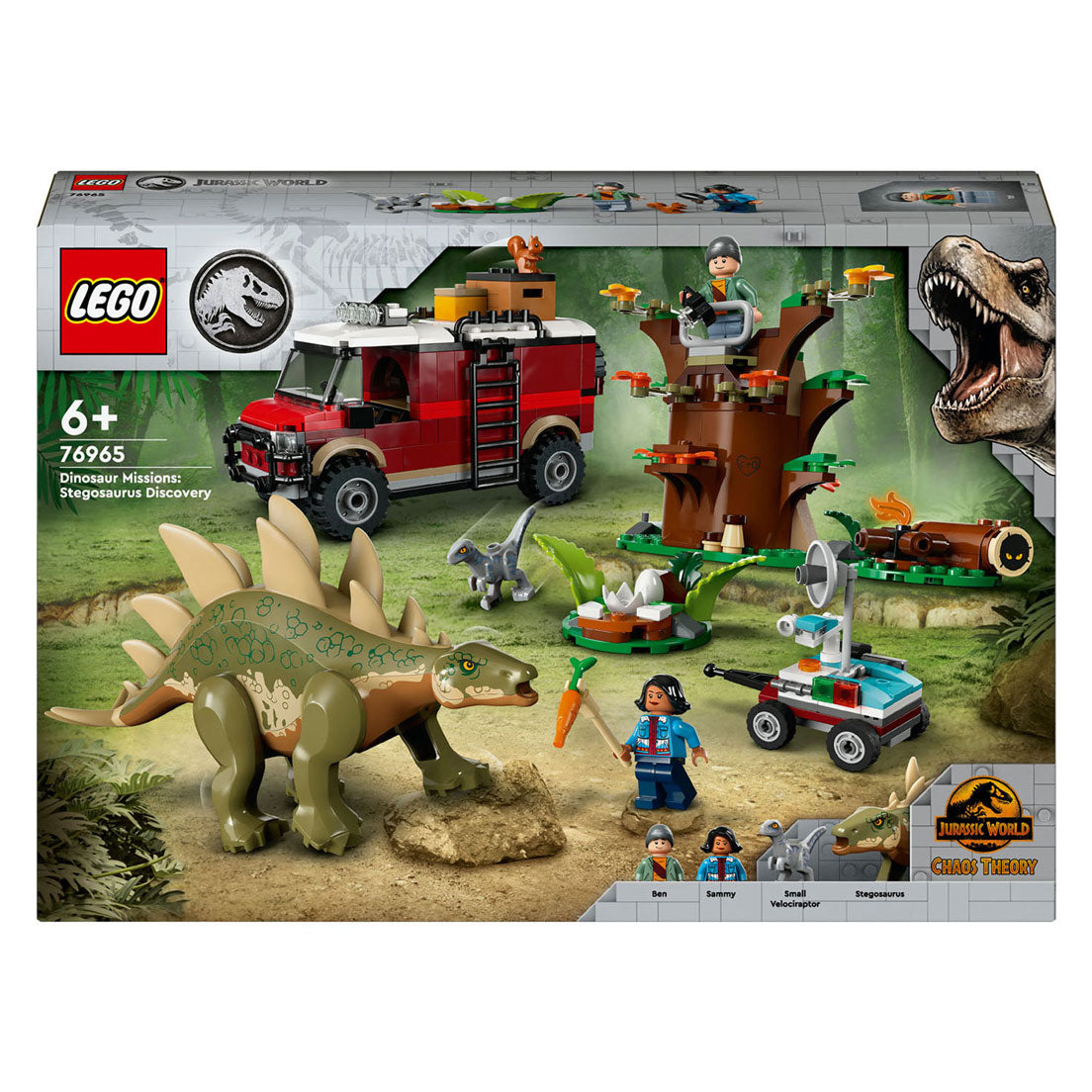 Lego jurassic world 76965 dinosaurusmissies: stegosaurus ontdekking