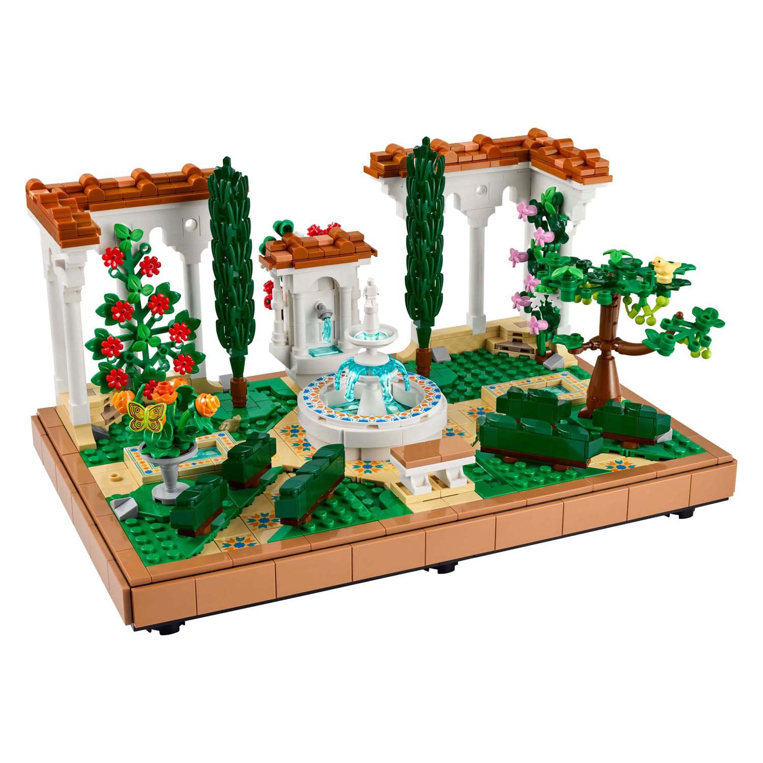 Lego iconen 10359 tuin met fontein
