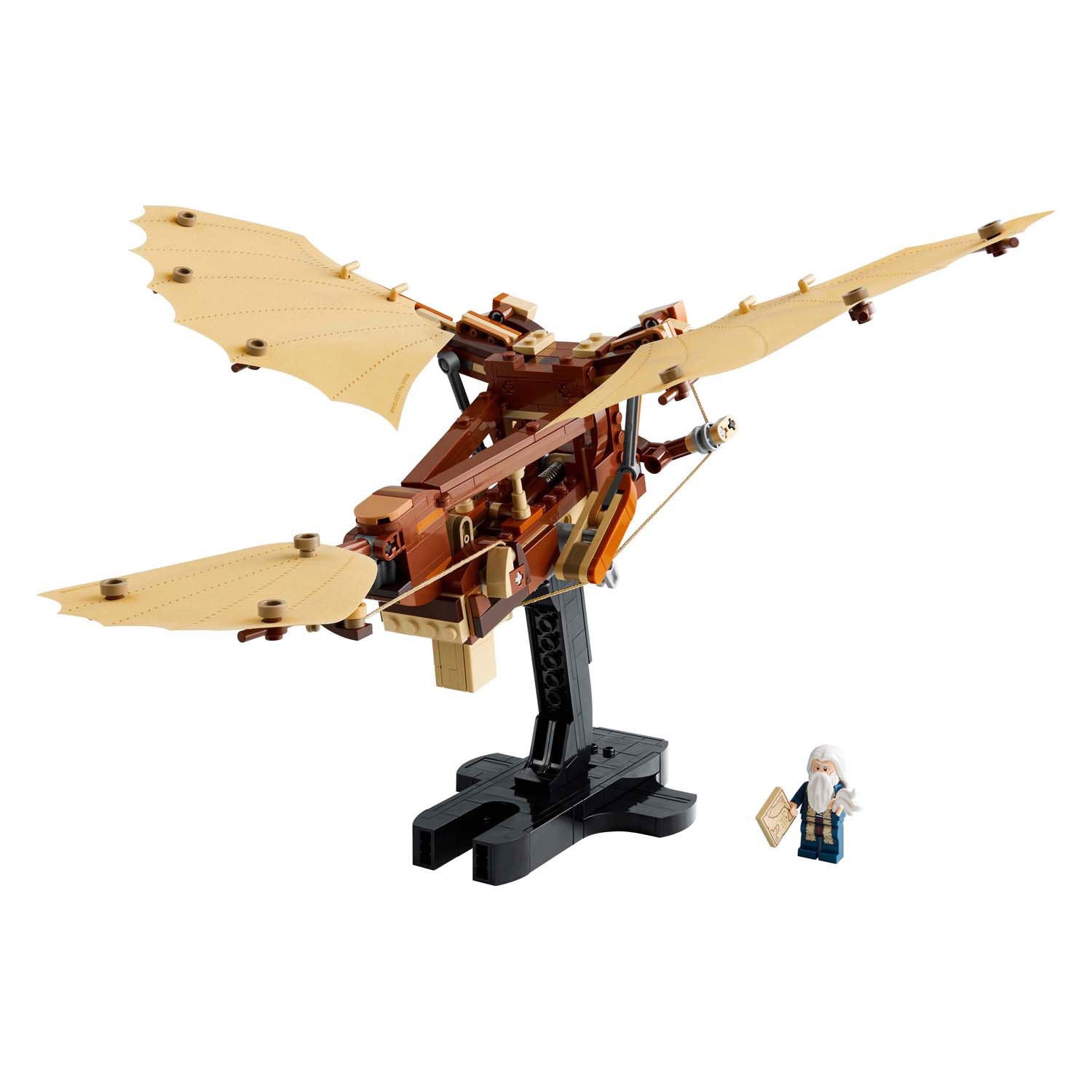 Lego 10363 iconen van de vliegmachine van leonardo da vinci