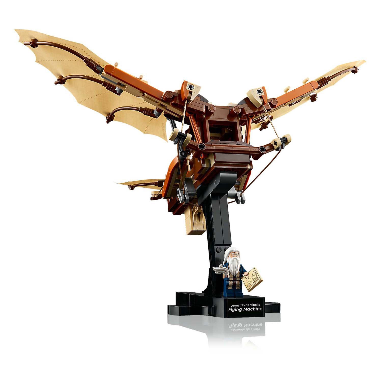 Lego 10363 iconen van de vliegmachine van leonardo da vinci