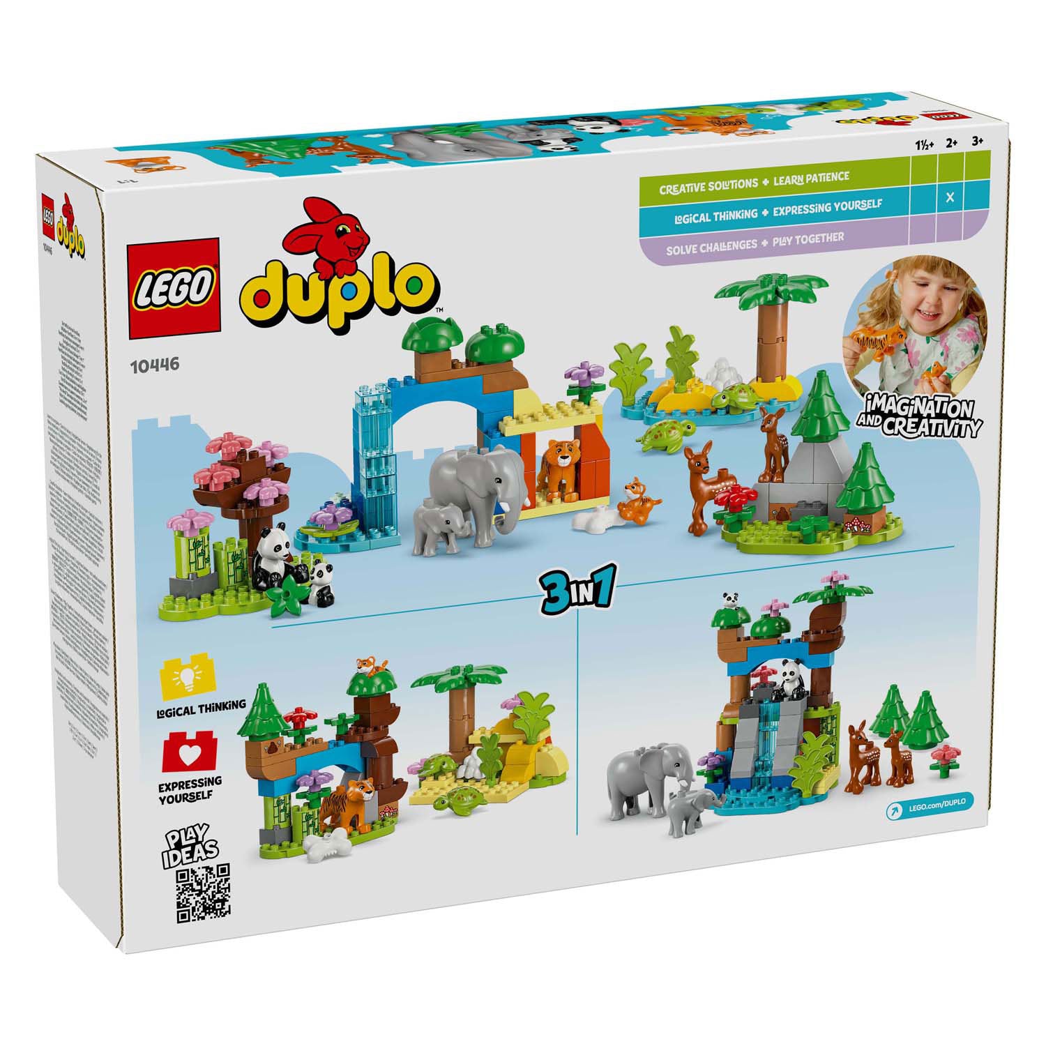 Lego duplo town 10446 3-in-1 families van wilde dieren