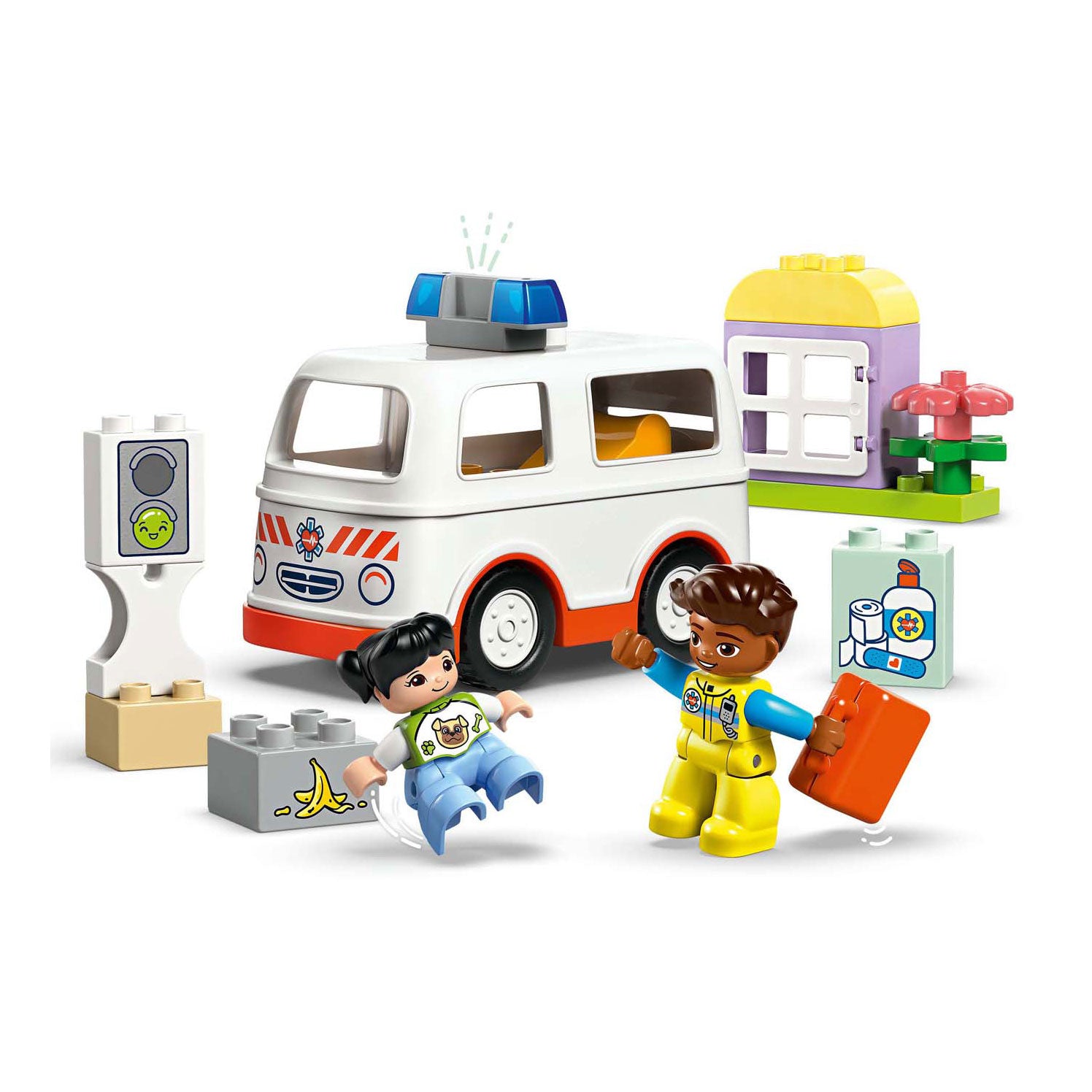 Lego Duplo Town 10447 ambulance met chauffeur