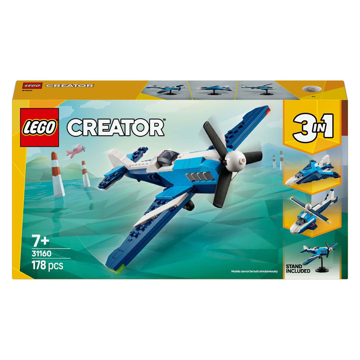 Lego 31160 creator 3-in-1 luchtvaartracevliegtuig