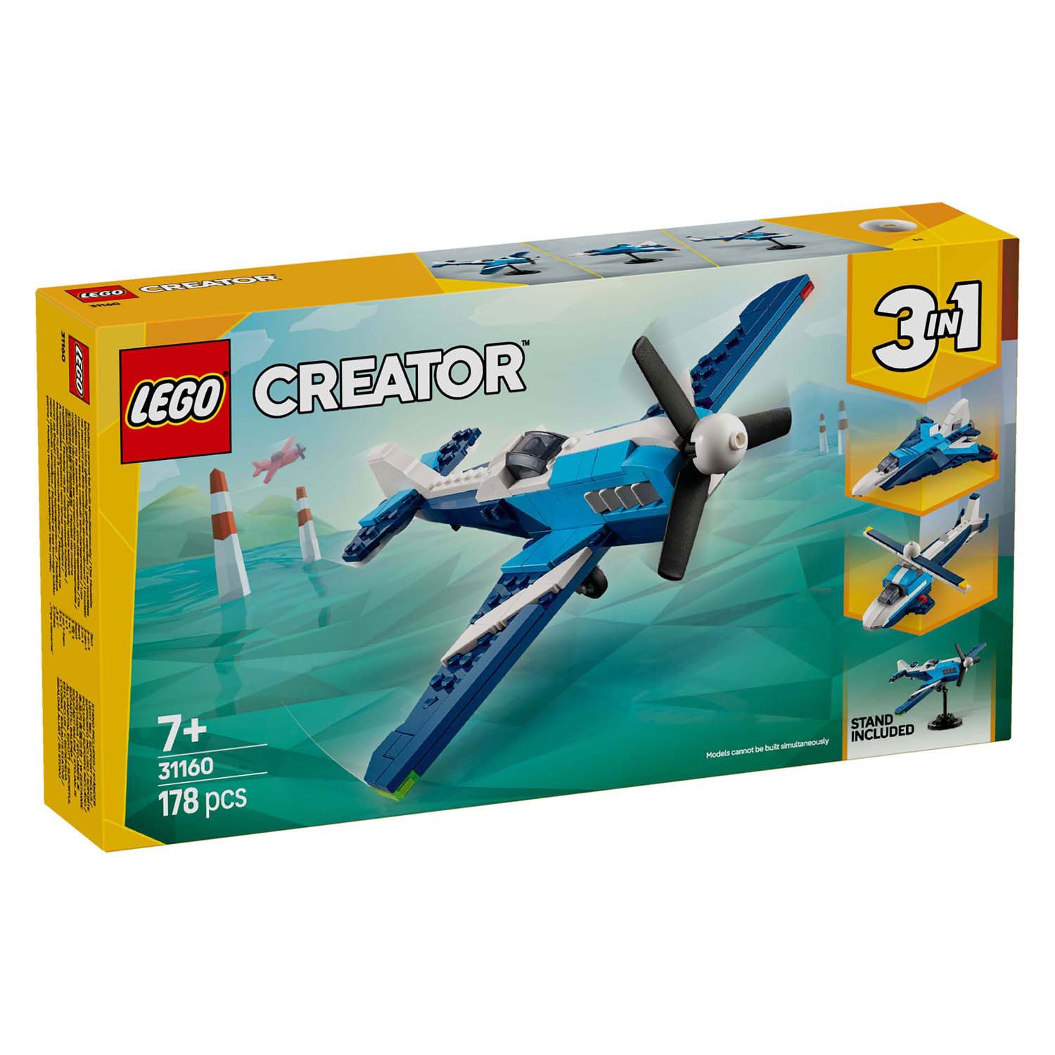 Lego 31160 creator 3-in-1 luchtvaartracevliegtuig
