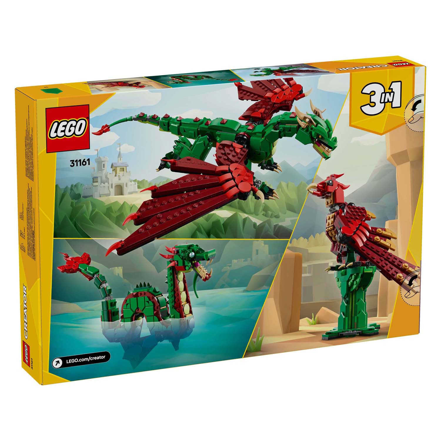 Lego creator 31161 middeleeuwse draak