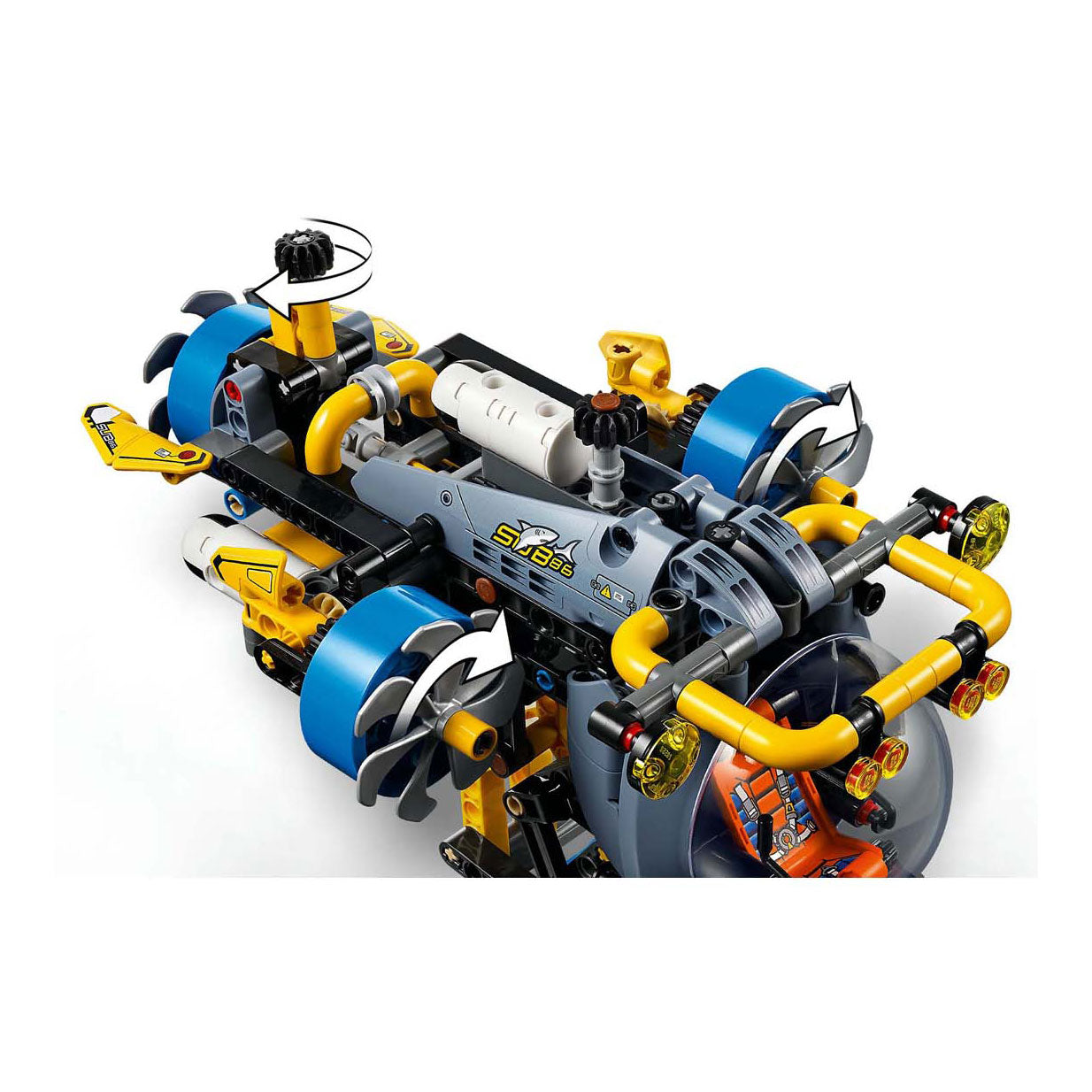 Lego technic onderzeeër voor diepzeeonderzoek - 42201