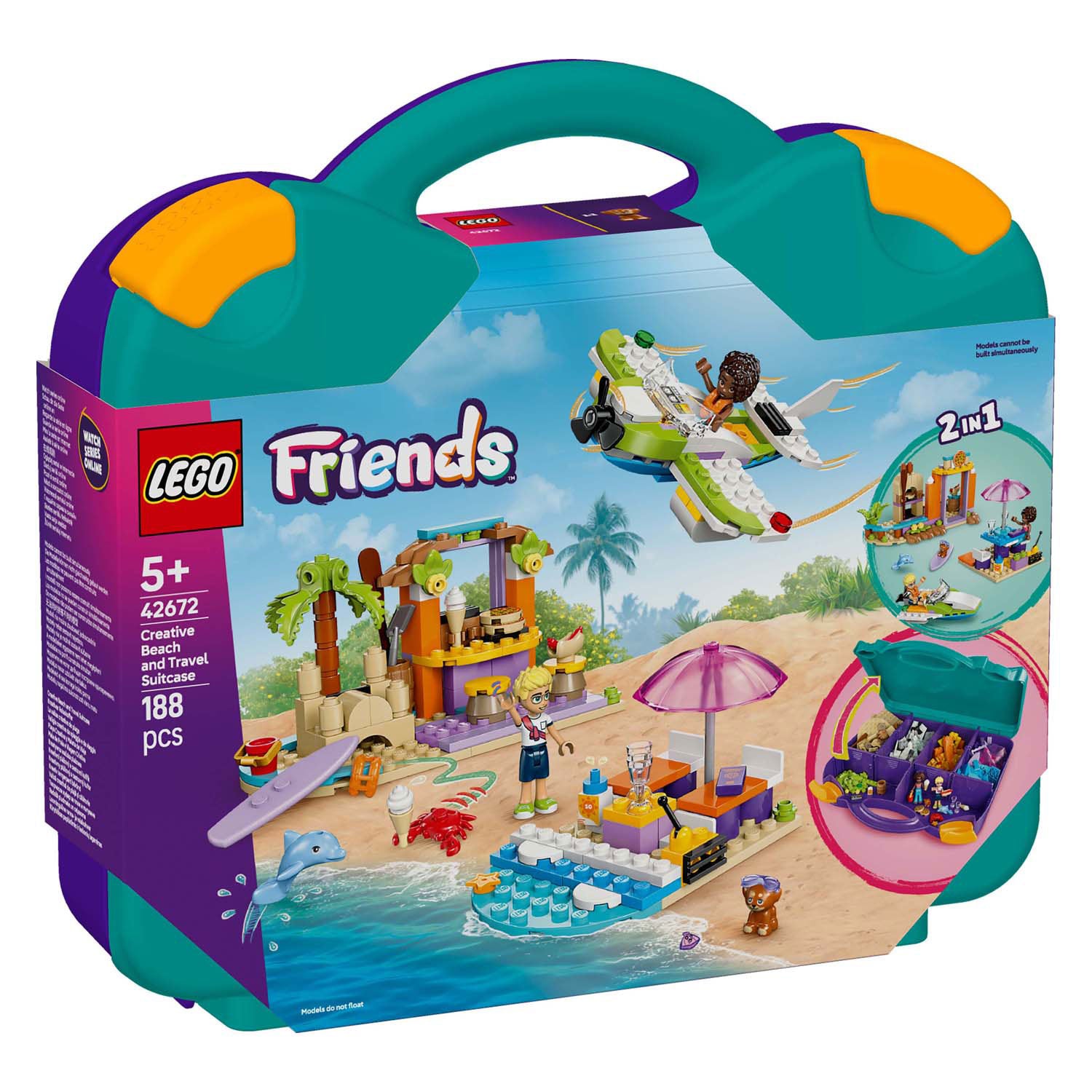 Lego friends 42672 creatieve strandkoffer
