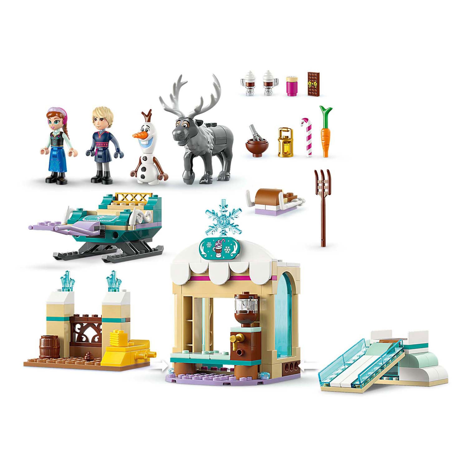 Lego disney princess 43256 anna's slee-avontuur