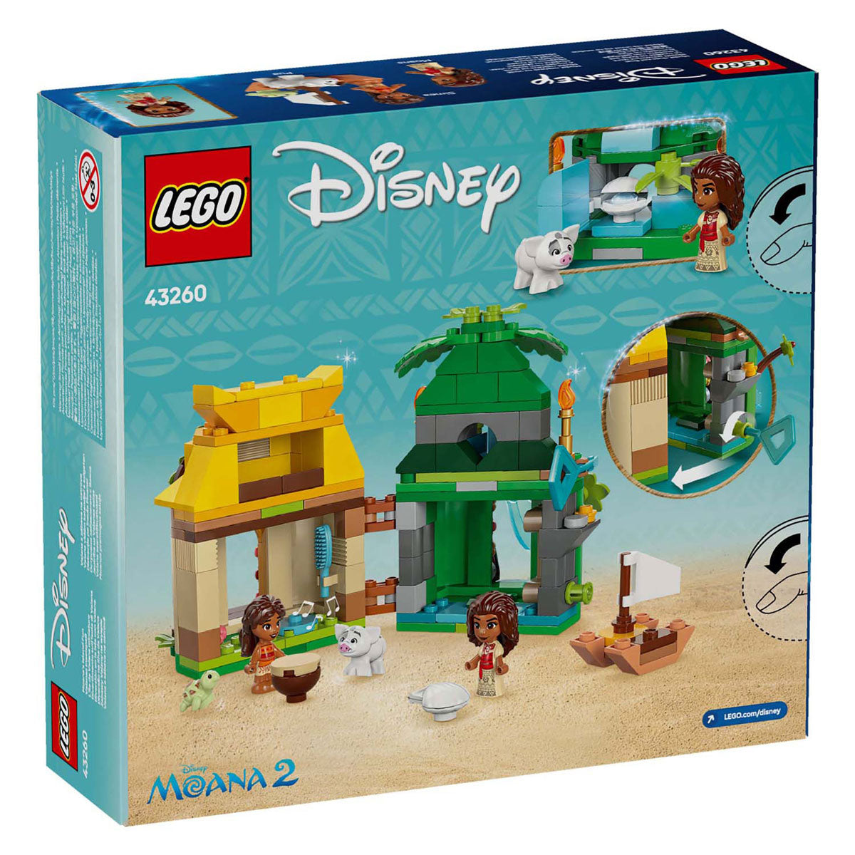 Lego disney princess 43260 vaiana's speeleiland