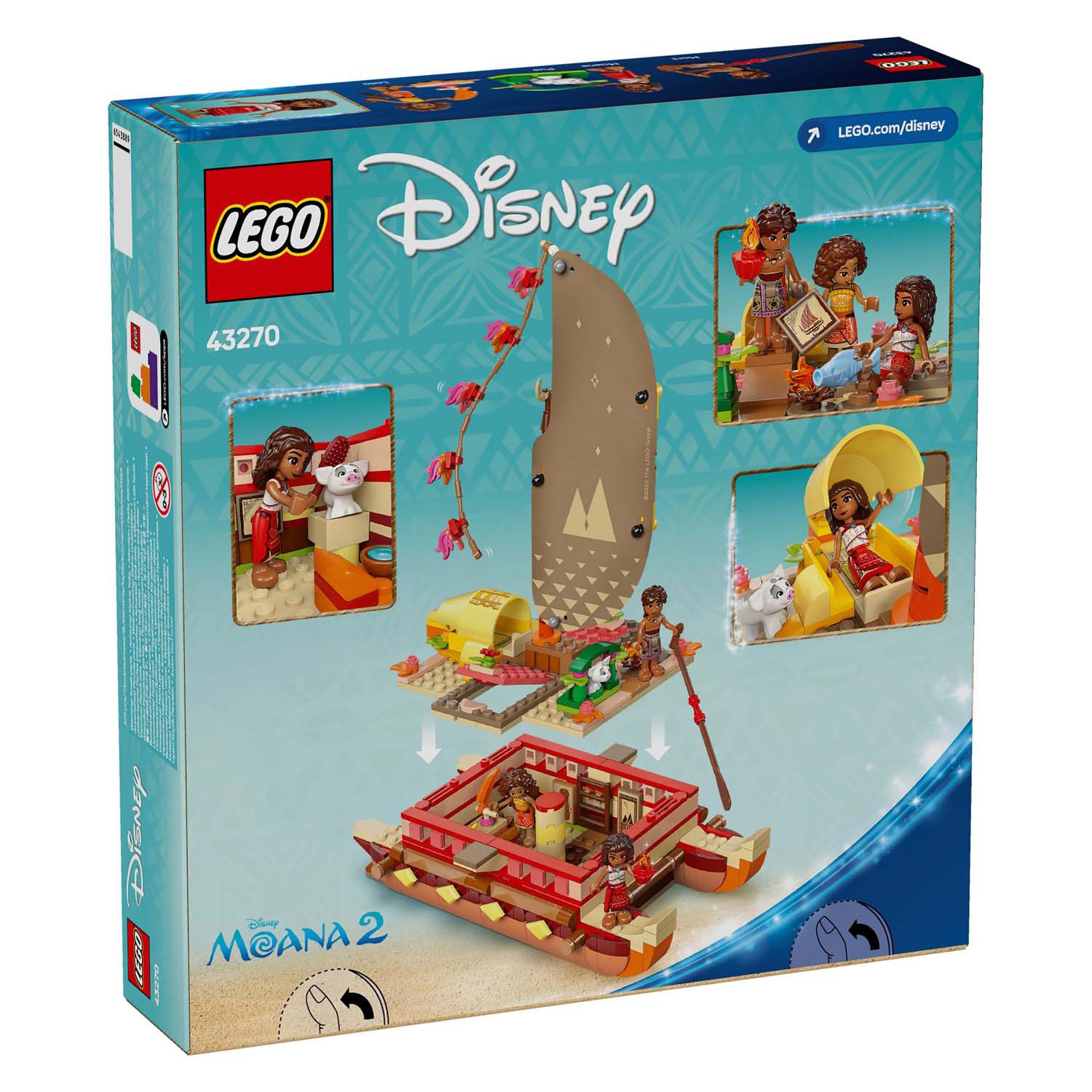 Lego disney princess 43270 vaiana's avonturenkano