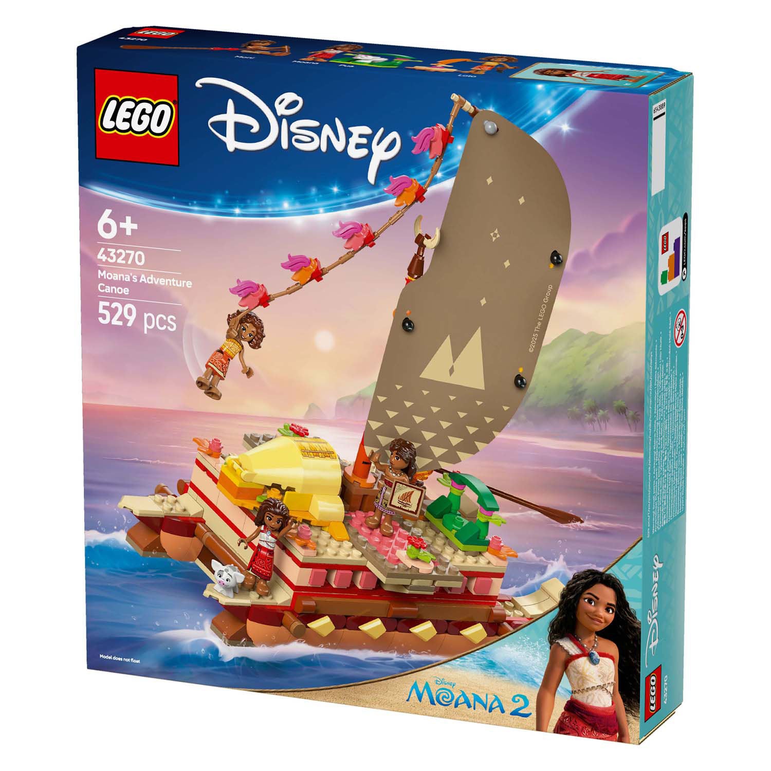 Lego disney princess 43270 vaiana's avonturenkano