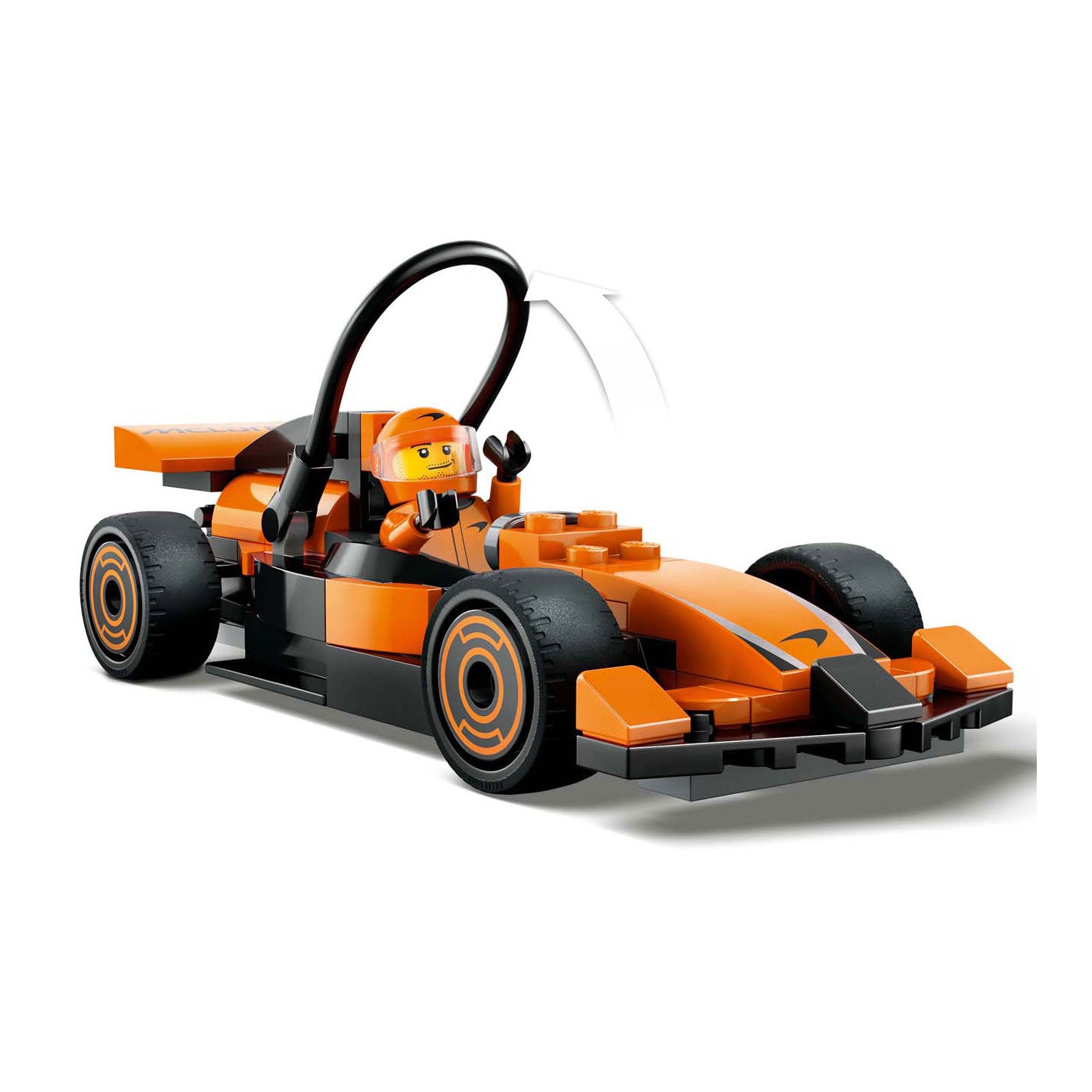 Lego city 60442 f1 coureur met mclaren racewagen