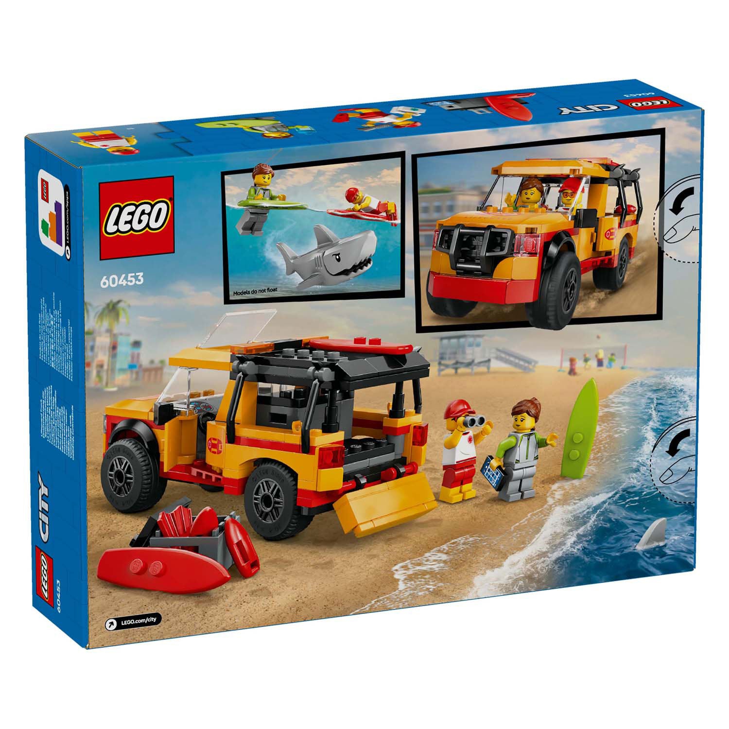 Lego city 60453 strandwacht reddingstruck