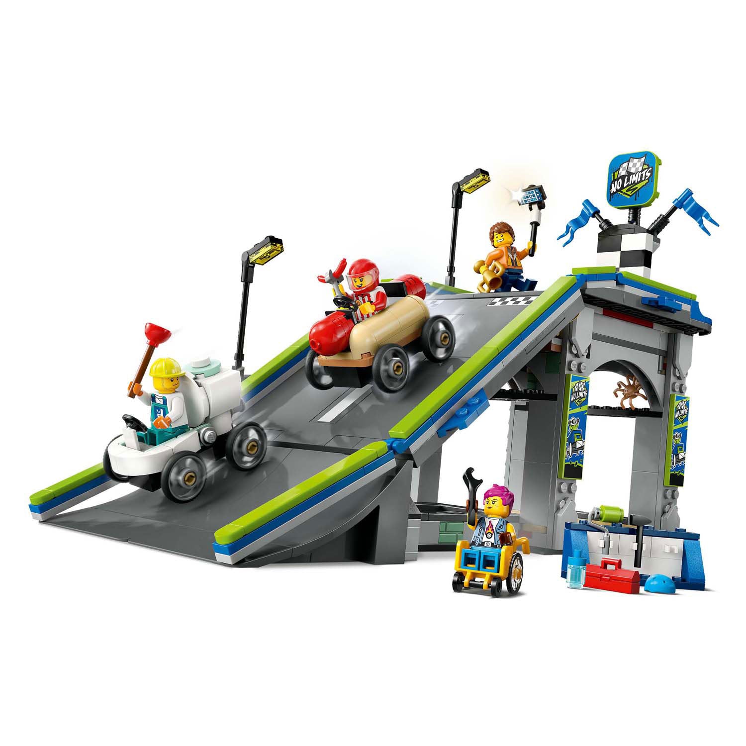 Lego city 60460 snelle schans voor raceauto's