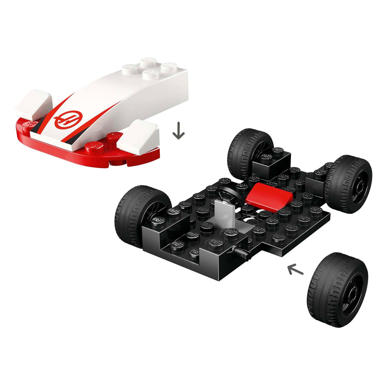 Lego city 60464 f1 williams racing en haas f1 racewagens