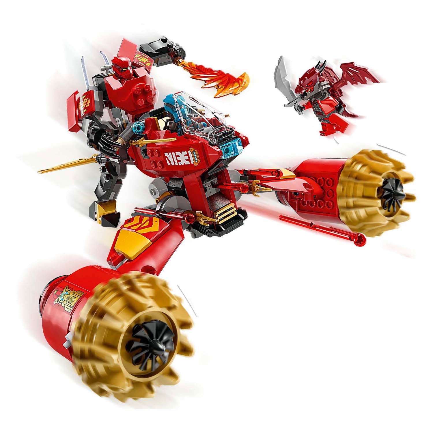 Lego Ninjago 71830 Kai's mechastormvoertuig