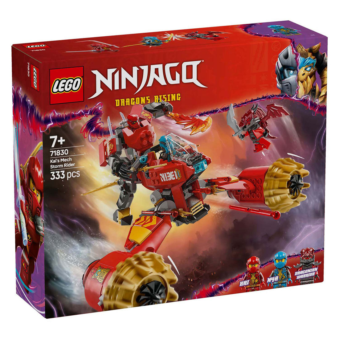 Lego Ninjago 71830 Kai's mechastormvoertuig