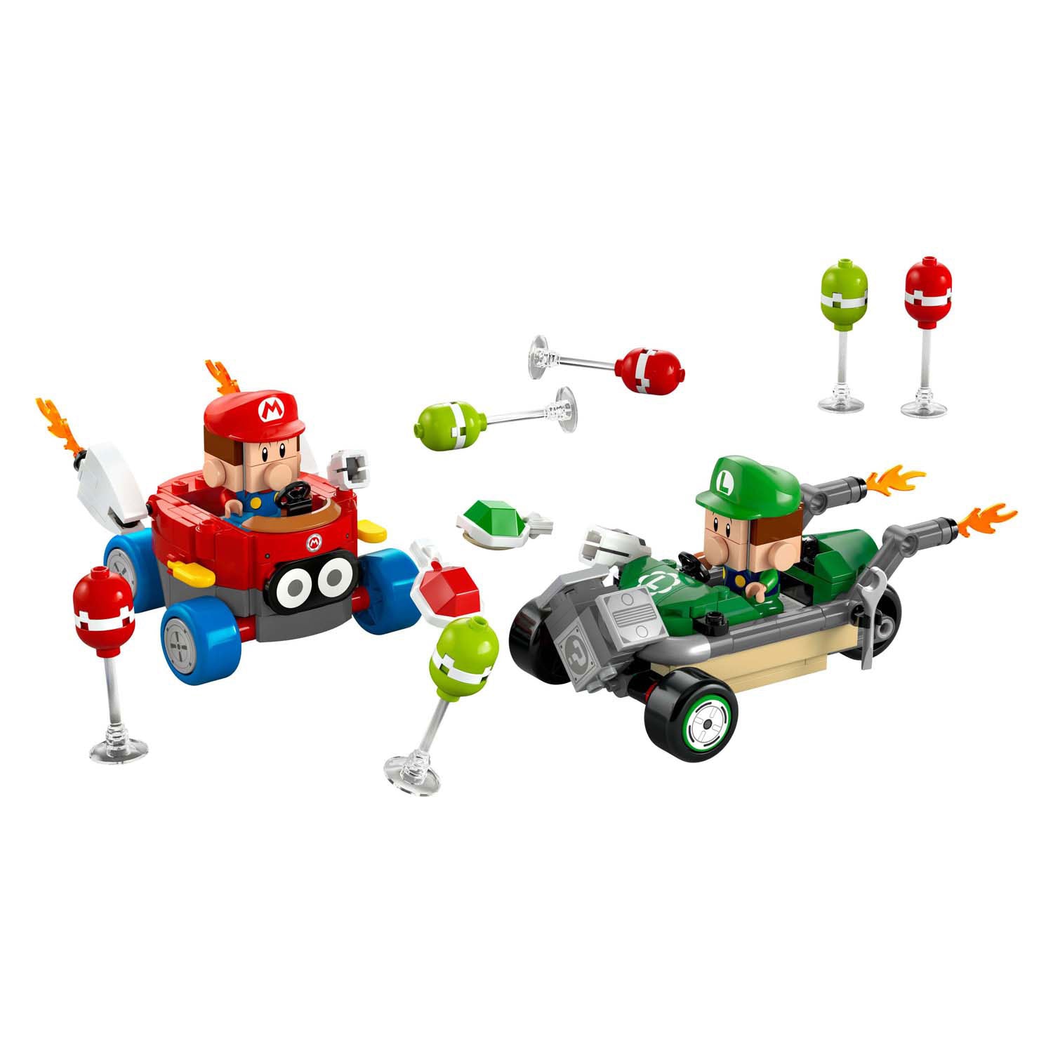 Lego super mario 72034 mario kart baby mario versus baby luigi