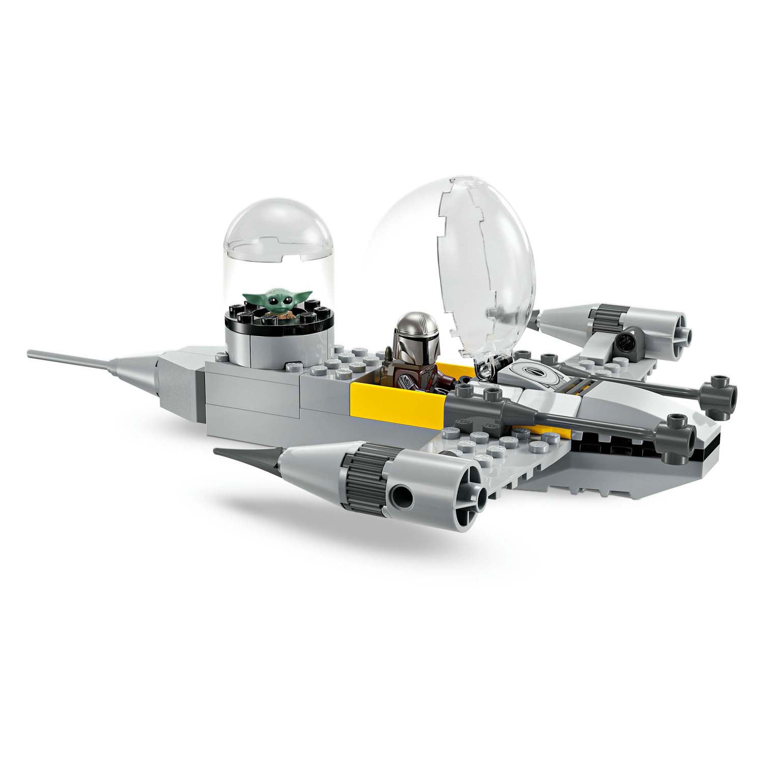 Lego star wars™ mando en grogu’s n-1 starfighter™ - 75410