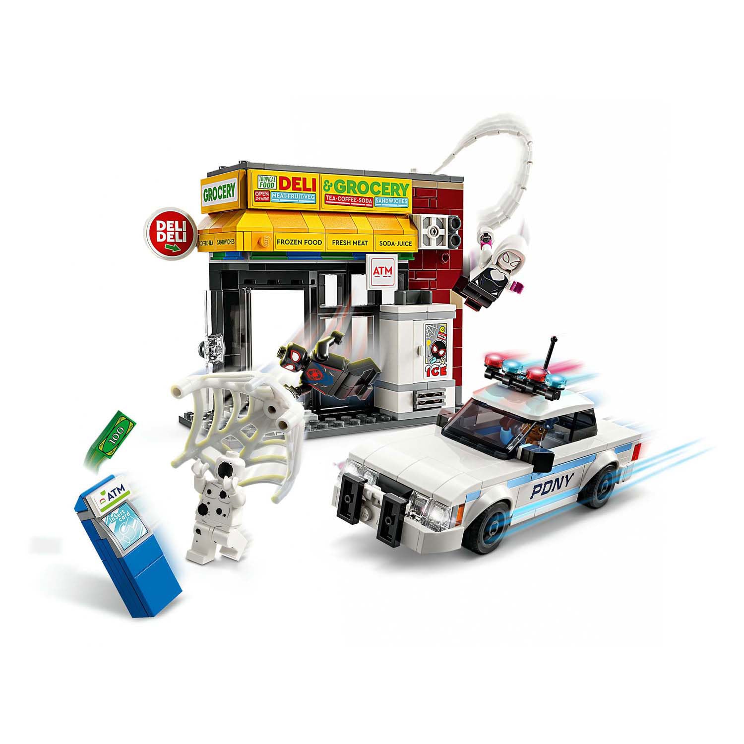 Lego superhelden 76311 spider-vers: mijlen moreel vs. de spot