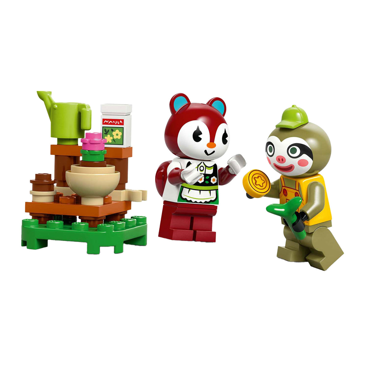 Lego animal crossing leifs caravan en tuinwinkel
