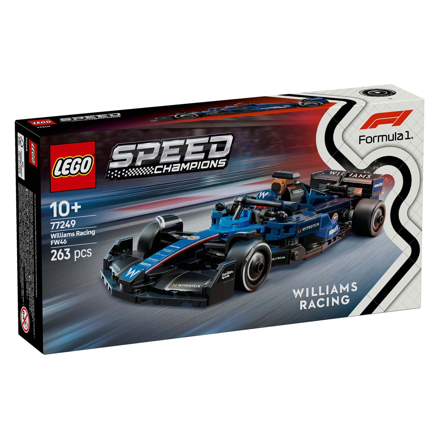 Lego speed champions 77249 williams racing fw46 f1 racewagen