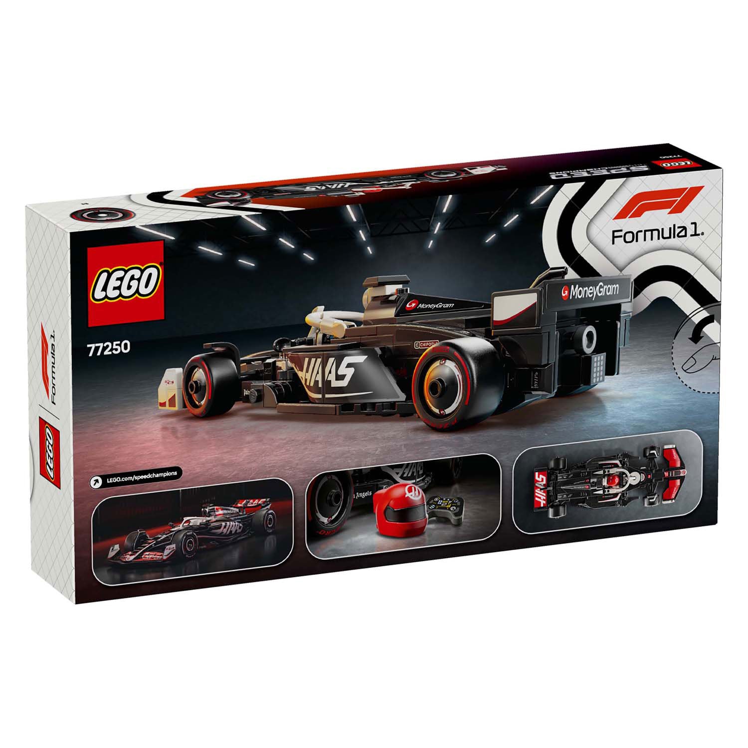 Lego speed champions 77250 moneygram haas f1 team vf-24 racewagen