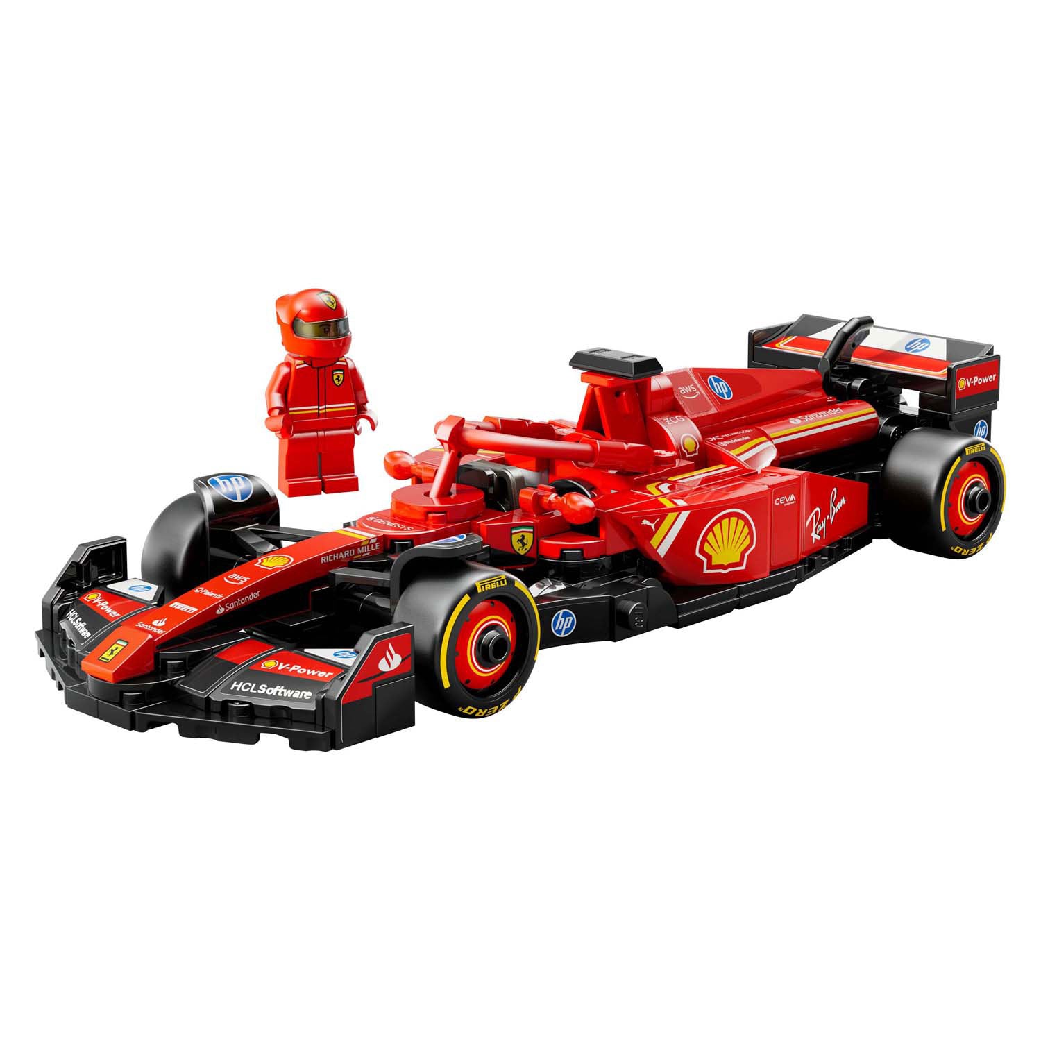 Lego speed champions ferrari sf-24 f1 racewagen set - 77242