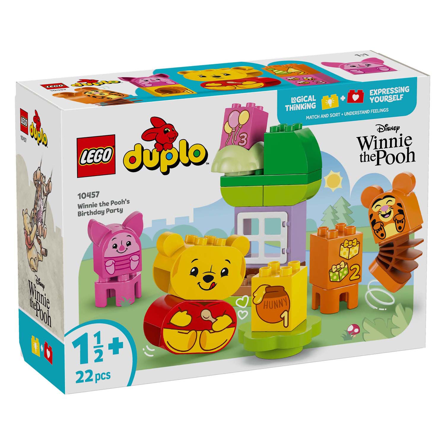 Lego duplo disney - het verjaardagsfeest van winnie de poeh constructiespeelgoed (10457)