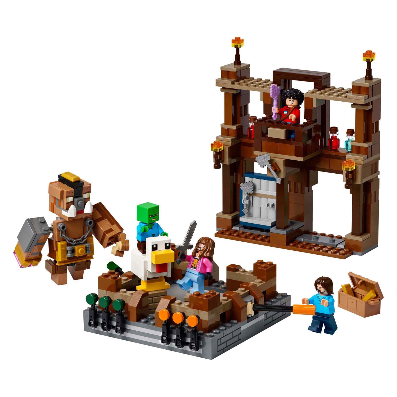 Lego minecraft de arena bij het boslandhuis - 21272