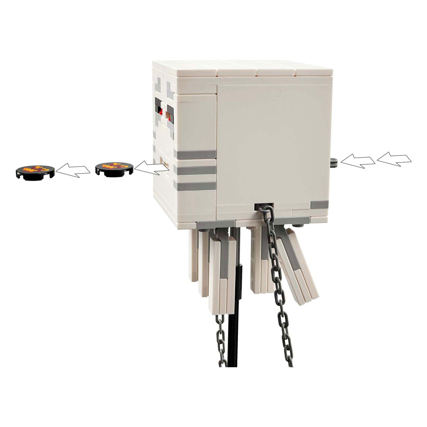 Lego minecraft 21273 de ghast-ballon aanval op het dorp