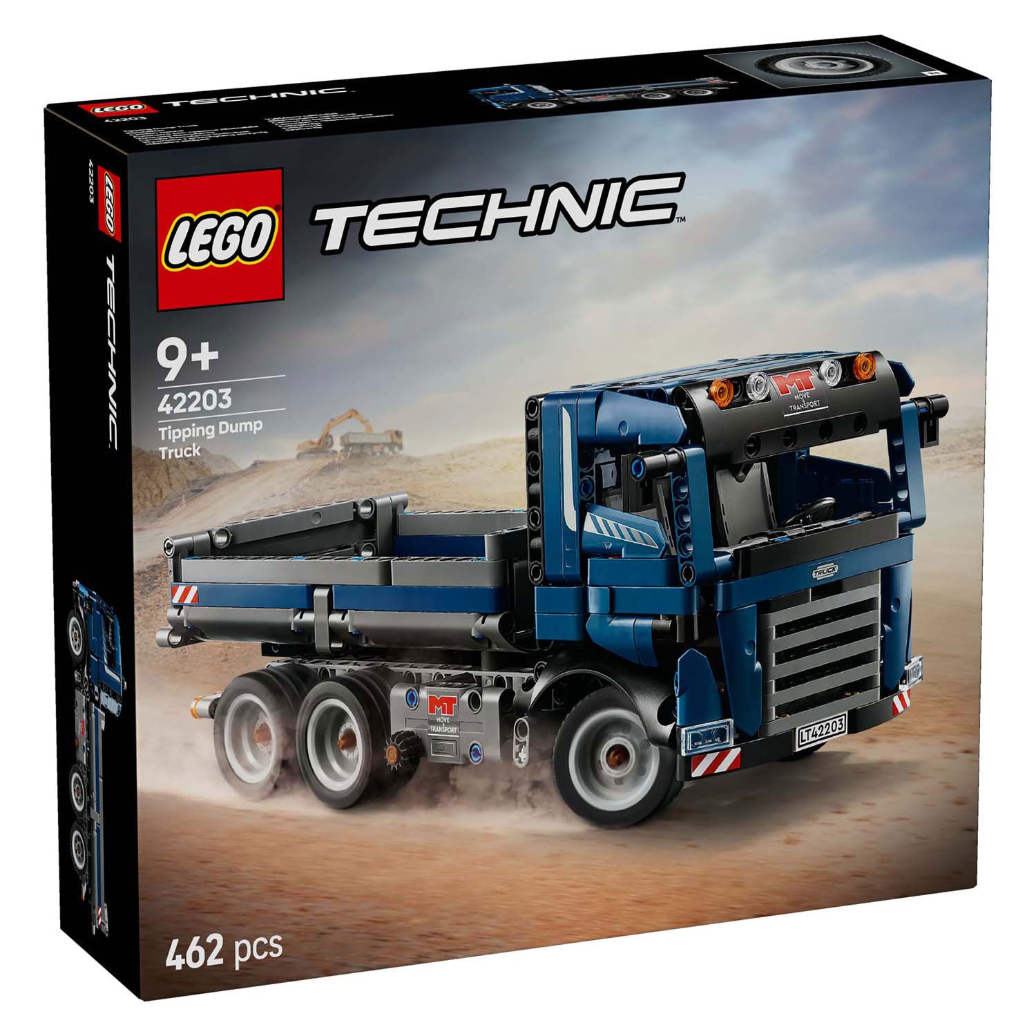 Lego technic 42203 vrachtwagen met kiepfunctie
