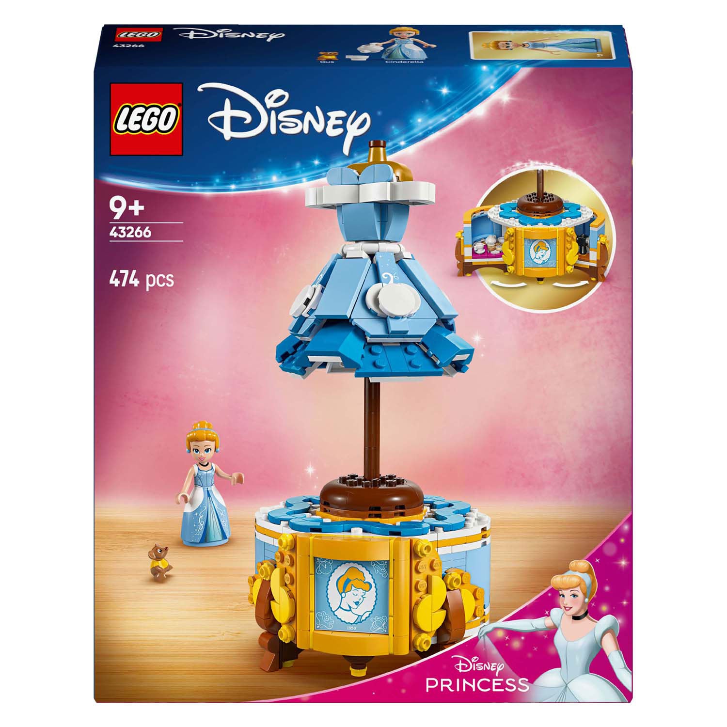 Lego disney princess 43266 de jurk van assepoester