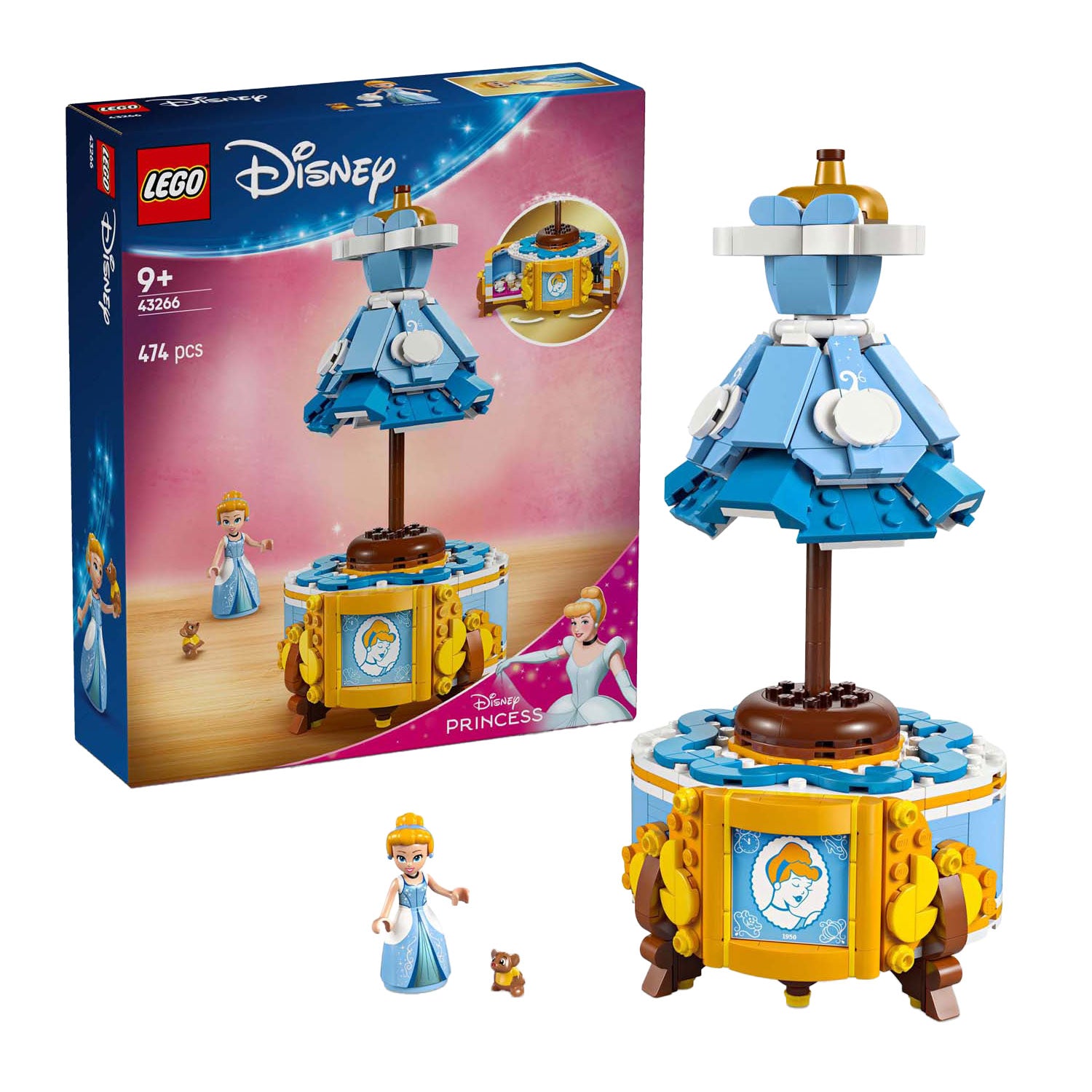 Lego disney princess 43266 de jurk van assepoester