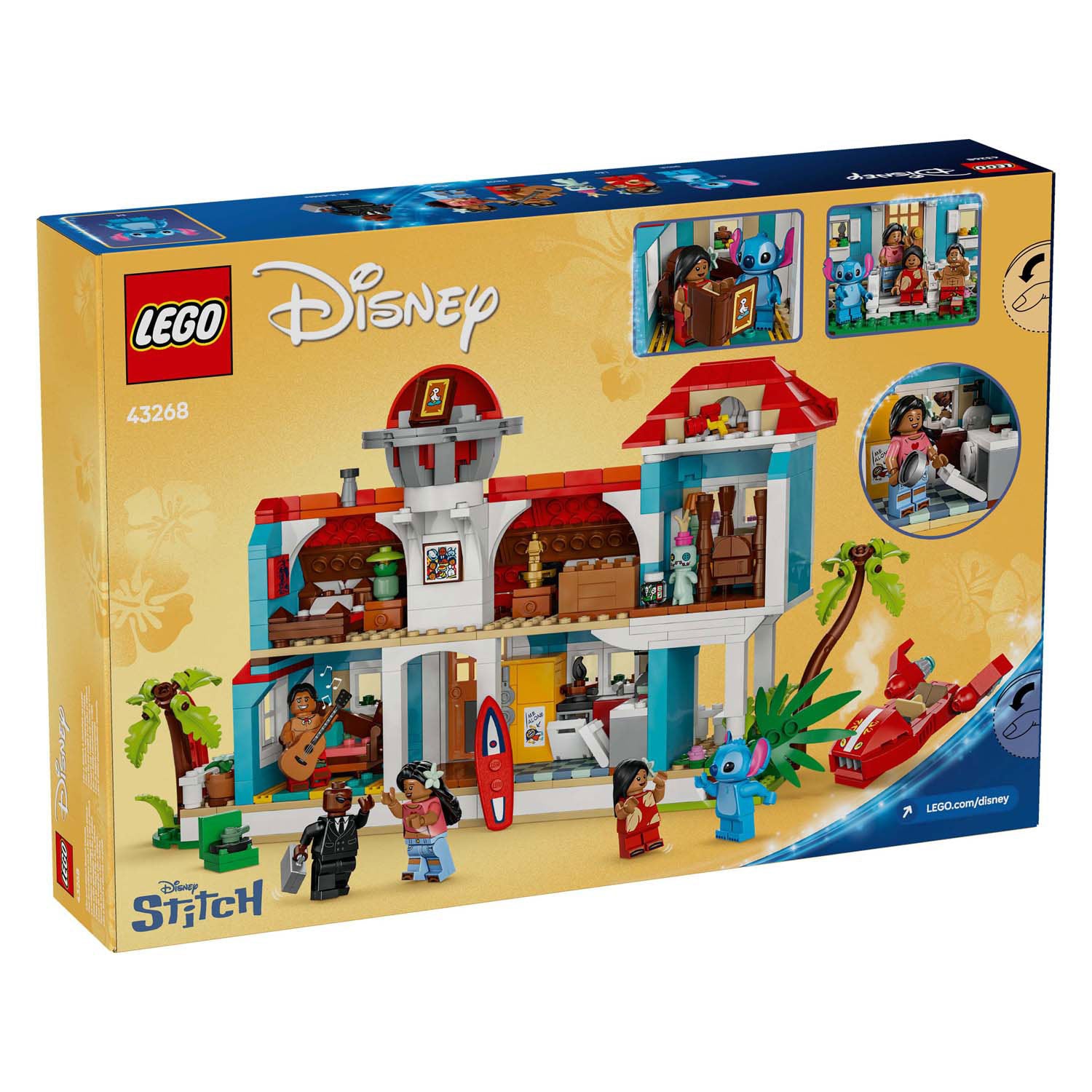 Lego ® disney lilo en stitch strandhuis - 43268