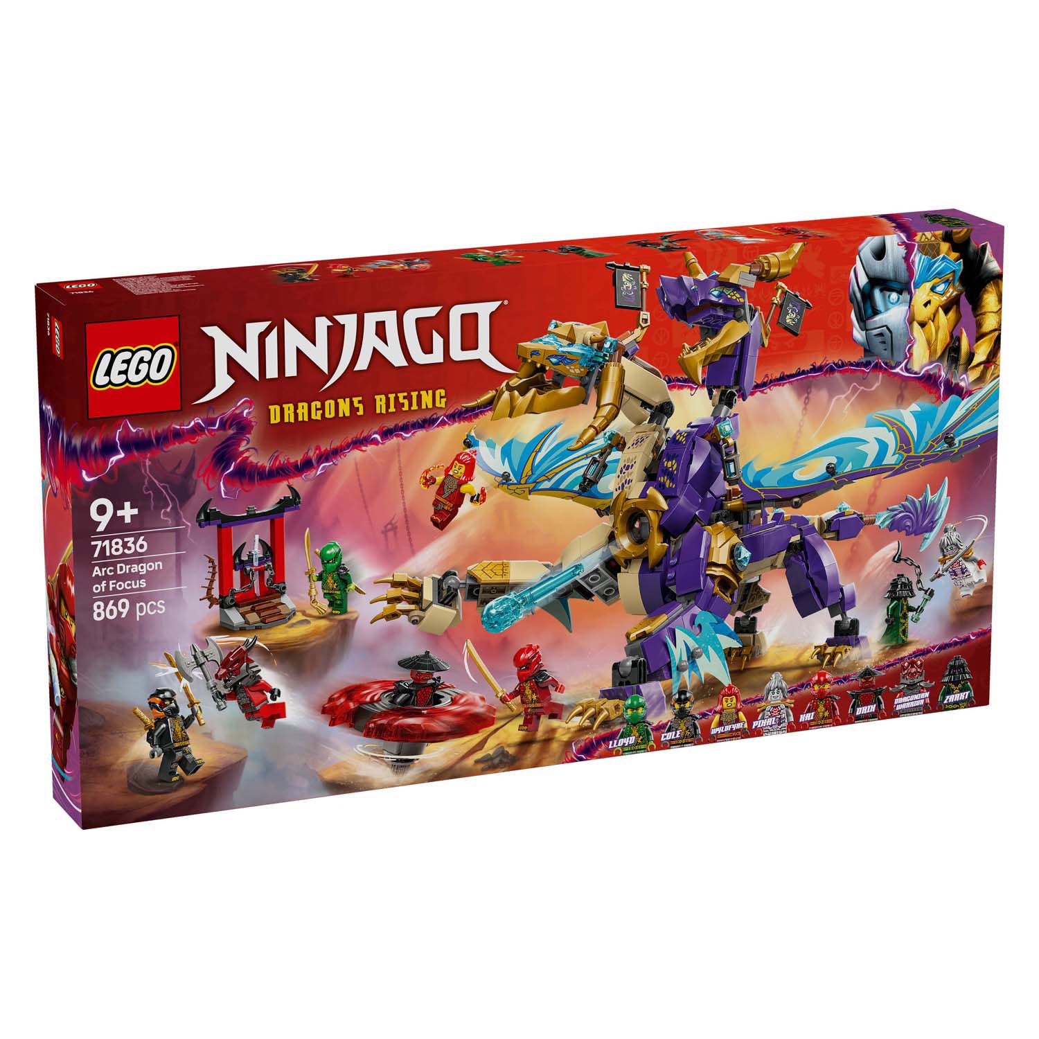 Lego ninjago 71836 boogdraak van concentratie
