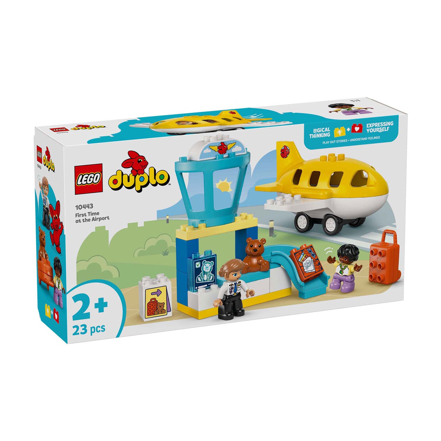 Lego duplo - eerste bezoek aan de luchthaven constructiespeelgoed (10443)