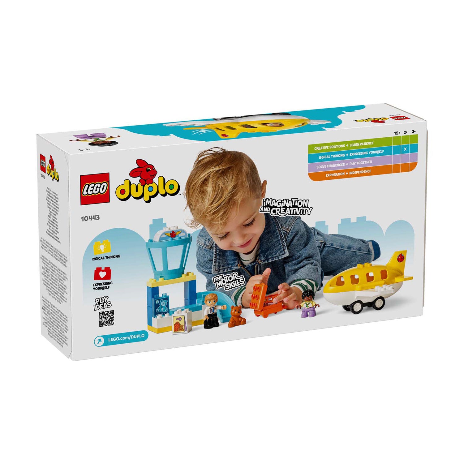 Lego duplo - eerste bezoek aan de luchthaven constructiespeelgoed (10443)