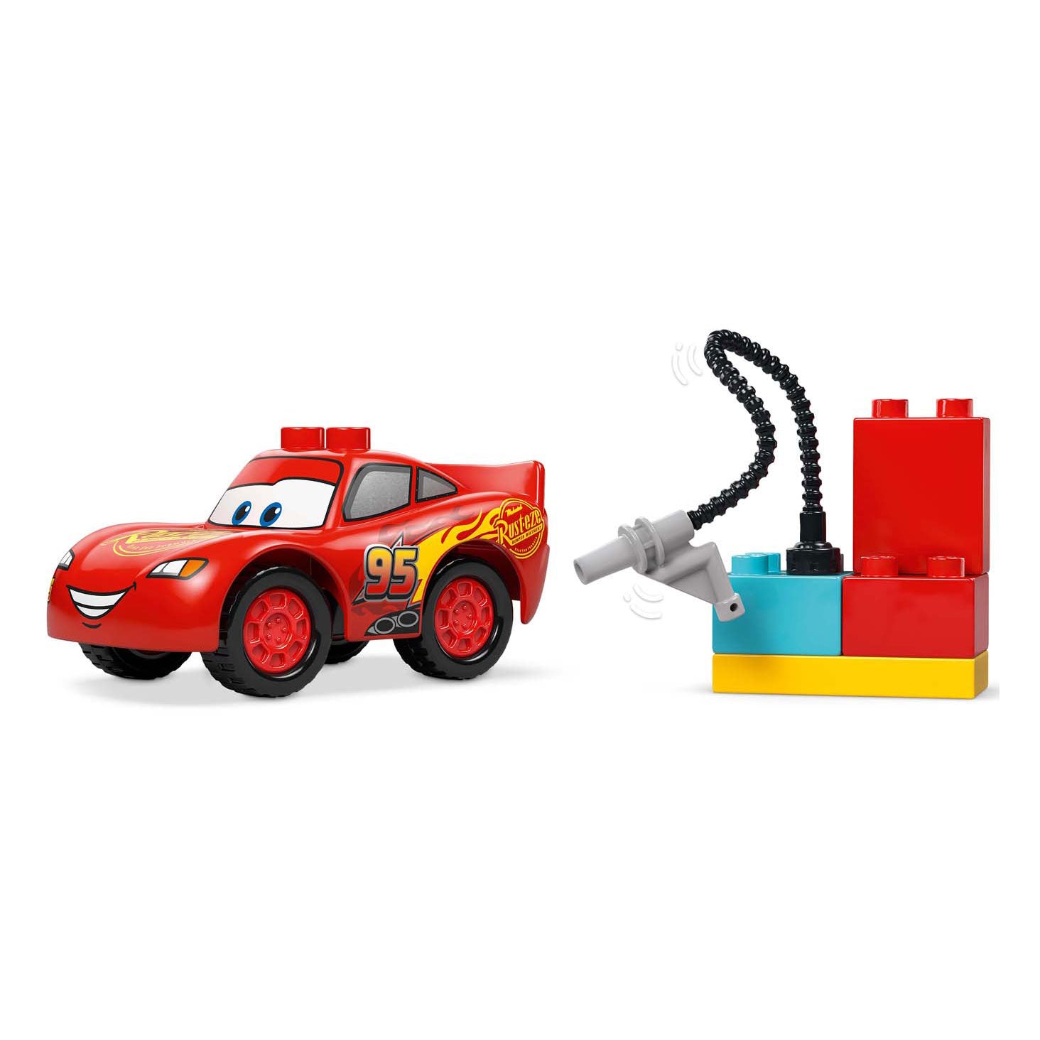 Lego duplo disney en pixar cars mcqueens bezoek aan docs garage - 10456