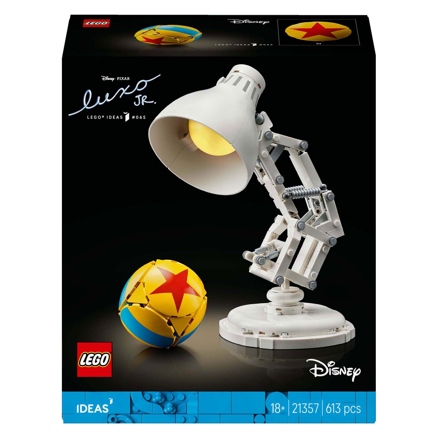 Lego ideas 21357 disney pixar luxo jr.