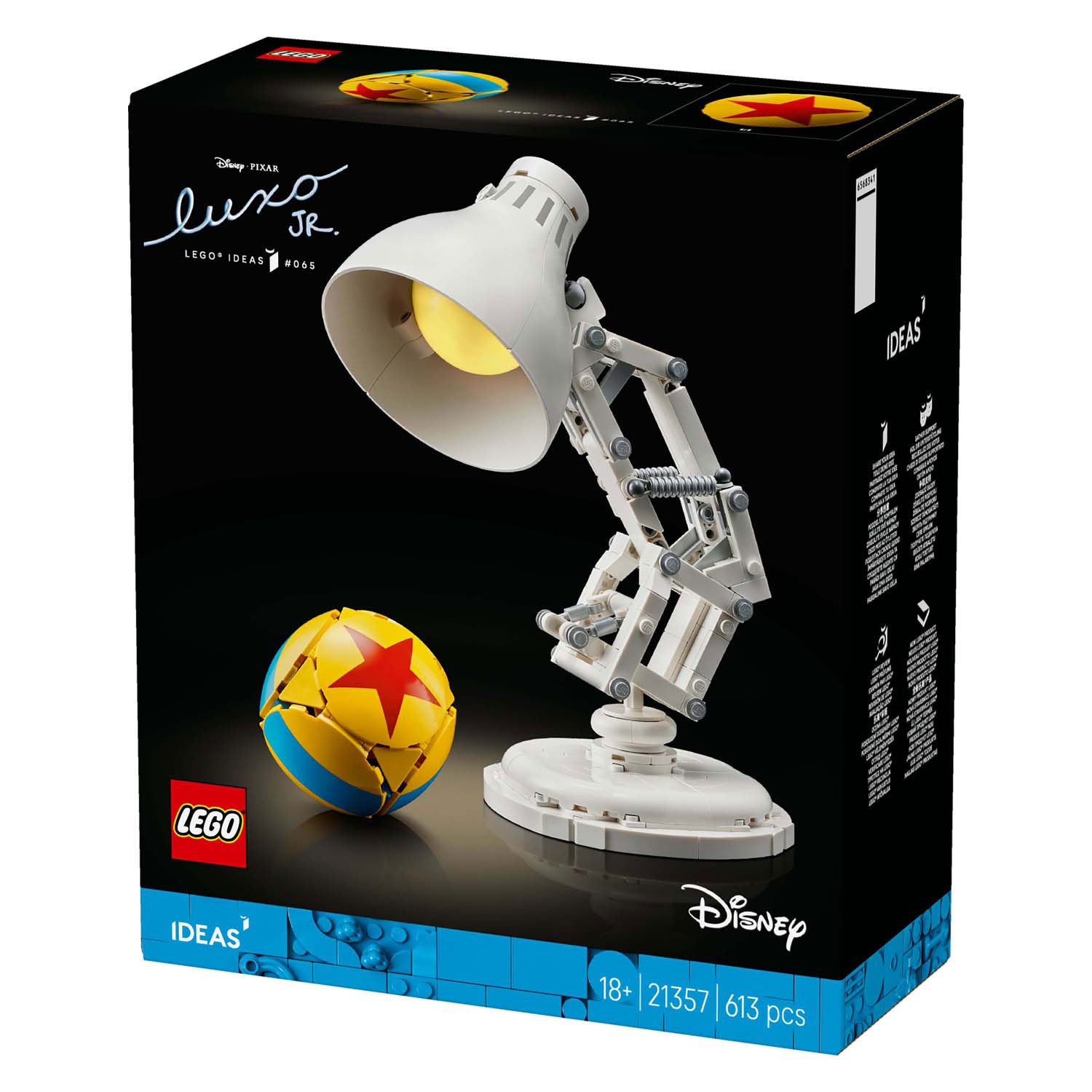 Lego ideas 21357 disney pixar luxo jr.