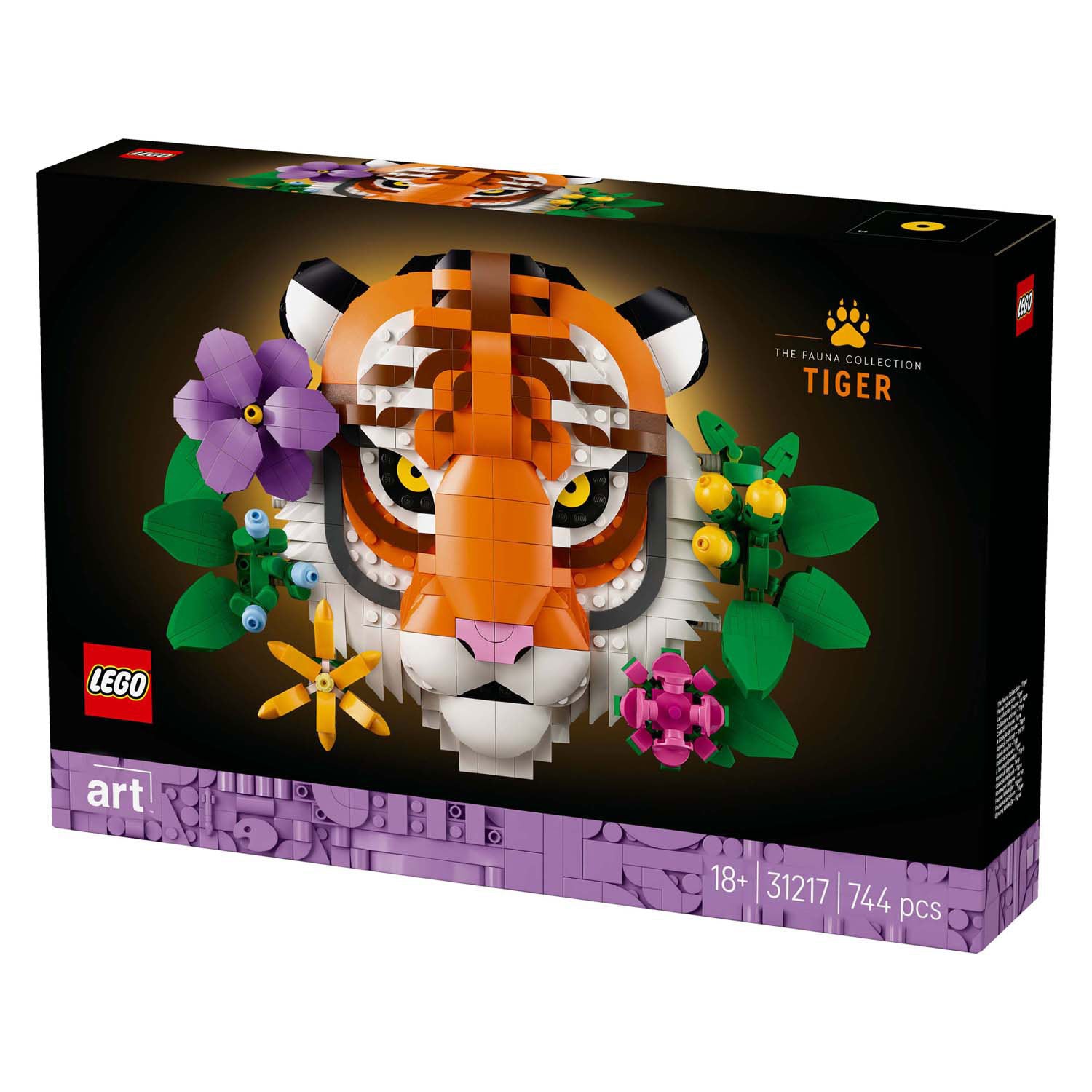 Lego art 31217 de faunacollectie tijger